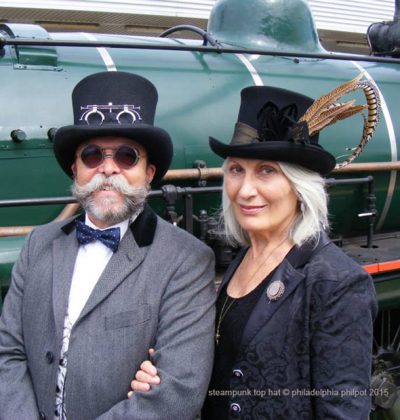 John and Kate Marshall_Philadelphia Philpot_Steampunk Top Hats_September 2015