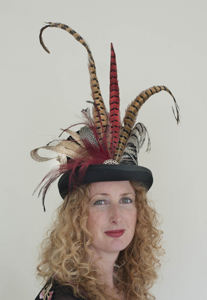 Feathered Top Hat created by Philadelphia Philpot
