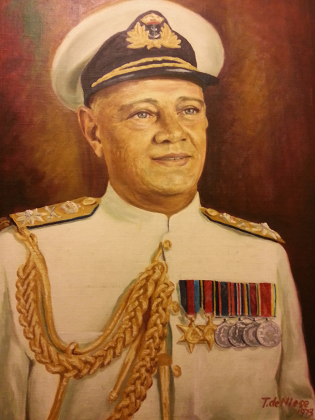 Rear Admiral D.V. Hunter.Commander of Royal Ceylon Navy 1970_2